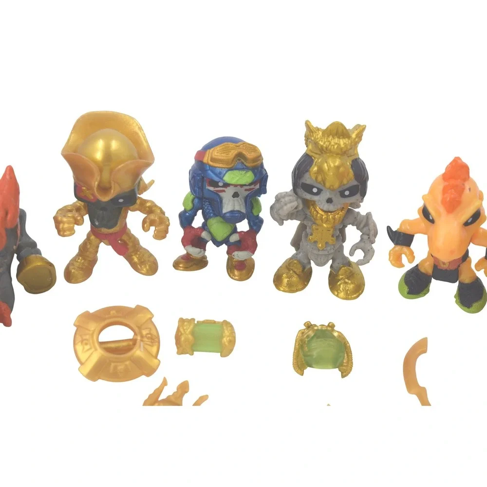 Treasure X Action Figure Lot Skeletons Monsters Gold Accessories‎